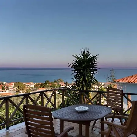 Villa Mitsa With Stunning View On The Argassi Hill Exterior foto